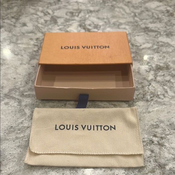 ✨ Louis Vuitton Drawer-Type Box with Dust Bag - 5.5”x3.5”x1” - Picture 1 of 3